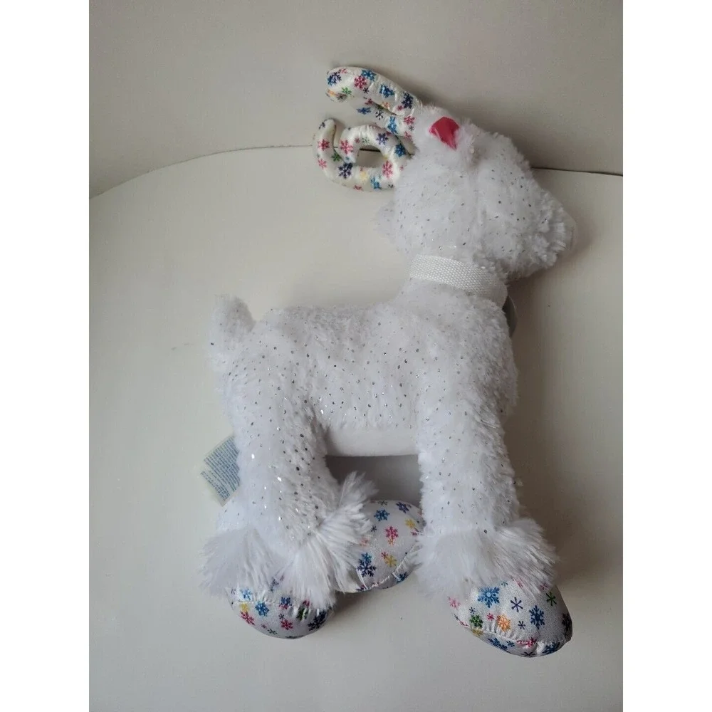 Build A Bear Snow Magic Glisten Reindeer Plush‎ Glitter Snowflake Stuffed 18